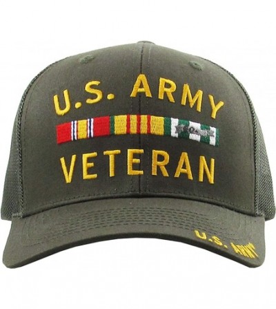 Baseball Caps US Army Official Licensed Premium Quality Only Vintage Distressed Hat Veteran Military Star Baseball Cap - CT18...