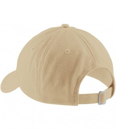 Baseball Caps Papa Embroidered Soft Crown 100% Brushed Cotton Cap - Stone - C017YTZXN37