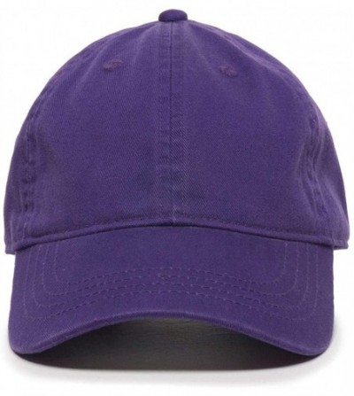 Baseball Caps Peace Sign Baseball Cap Embroidered Cotton Adjustable Dad Hat - Purple - CI18RKAX2L5