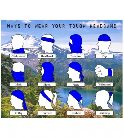 Headbands Magic Headwear Sugar Skull Head Outdoor Scarf Headbands Bandana Mask Neck Gaiter Head Wrap Mask Sweatband - White -...