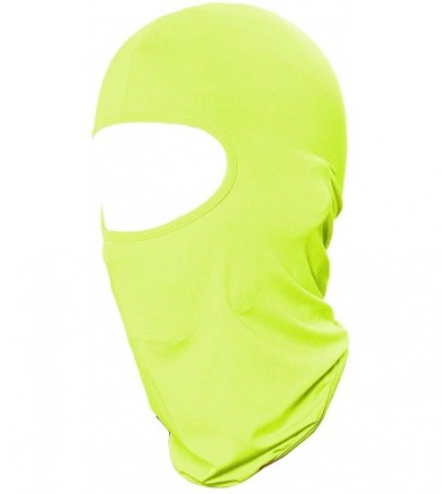 Balaclavas Men Winter Balaclava Hood Thin Face Ski Mask Green Skullies Beanies for Outdoor Sports Windproof Hat - CJ192ZZHZOT