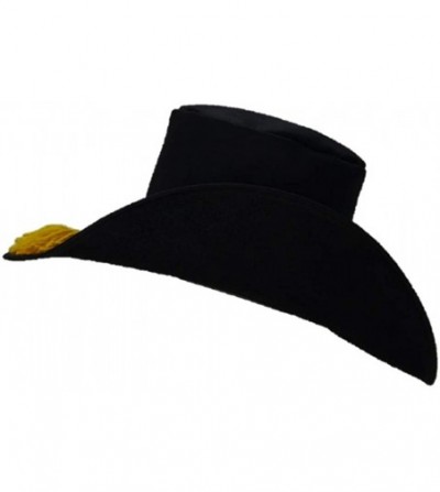 Cowboy Hats Brand Old School Formal Party Chivalric Model 1858 Dress Hat - Yellow Cord Band - CT18LEK8L4G