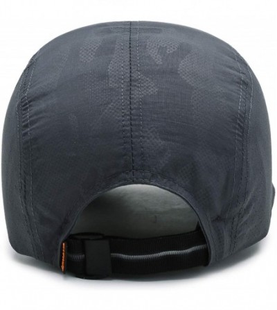 Baseball Caps Unisex Baseball Cap UPF 50 Unstructured Hat with Foldable Long Large Bill - B-grey-m/L - CD1824QL99C