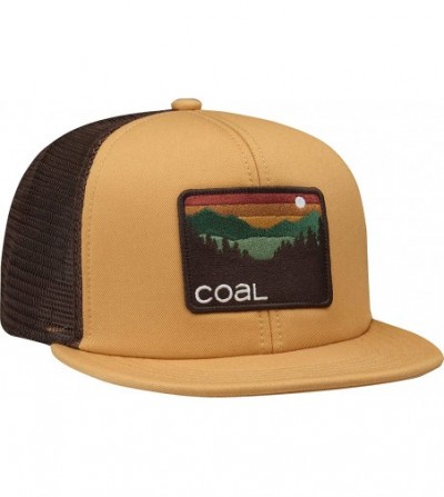 Baseball Caps Men's The Hauler Mesh Back Trucker Hat Adjustable Snapback Cap - Mustard - CO18YEDWSY7
