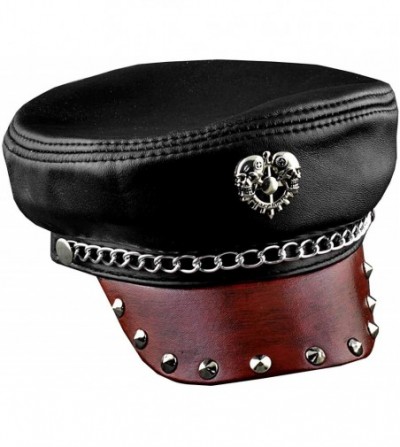 Studded Womens Unisex Genuine Leather