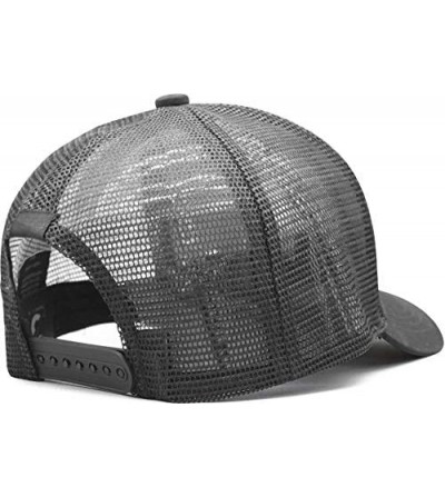 Baseball Caps Mens Womens Fashion Adjustable Sun Baseball Hat for Men Trucker Cap for Women - Black-12 - CR18NDYUA6I
