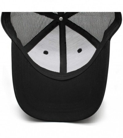 Baseball Caps Mens Womens Fashion Adjustable Sun Baseball Hat for Men Trucker Cap for Women - Black-12 - CR18NDYUA6I