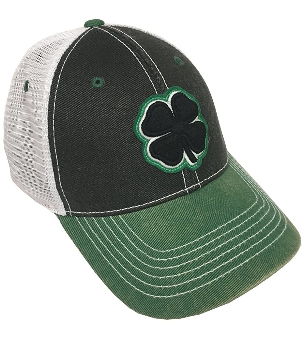 Baseball Caps Black Clover Crimson/White Alabama 2-Tone Vintage Snapback Hat - Black/Green/White - C6187ENK9MZ