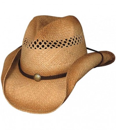 Cowboy Hats Blaze - Raffia Straw Cowboy Hat - C911FDHERKB