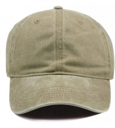 Baseball Caps Men Women Washed Distressed Twill Cotton Baseball Cap Vintage Adjustable Dad Hat - CQ18SWMRSHA