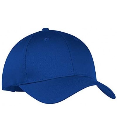 Baseball Caps Custom Embroidered Structured Baseball Cap Add Your Own Text - Royal - CT1953YMQOA