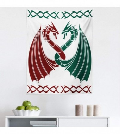 Baseball Caps Tapestry Wallpaper Scratches Playful - Green Red - CJ18GOSLUOA