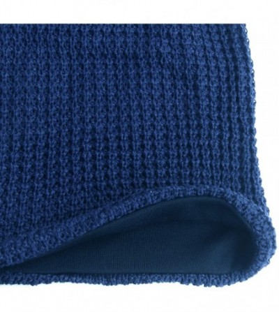 Skullies & Beanies Unisex Beanie Hat Slouchy Knit Cap Skullcap Baggy Crochet Style 1004 - Navy - CL128ZOKPOZ