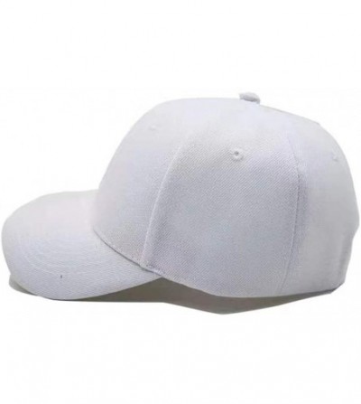 Baseball Caps Baseball Cap Casual Adjustable Plain Baseball Hat for Men Women Dad Tucker Ball Cap - 2 Pcs White&white - CD192...