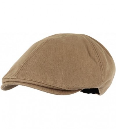Newsboy Caps Simple Newsboy Hat Flat Cap SL3026 - Brown - CO12D6R92CR