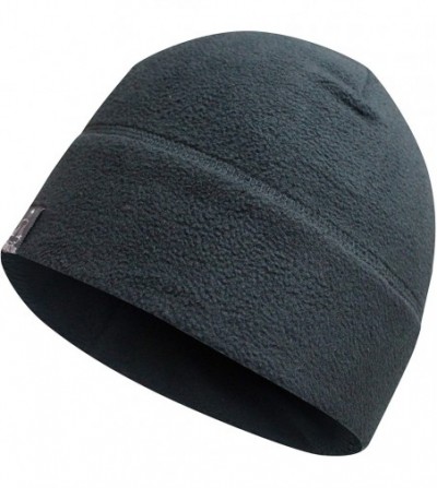 Skullies & Beanies Tactical Fleece Watch Cap Beanie - Skull Cap Fleece Hat - Mens & Women - Black - CO18Z558C26