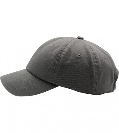 Baseball Caps Baseball Cap Men Women-Cotton Dad Hat Plain - Light Grey - C812MAHRARV