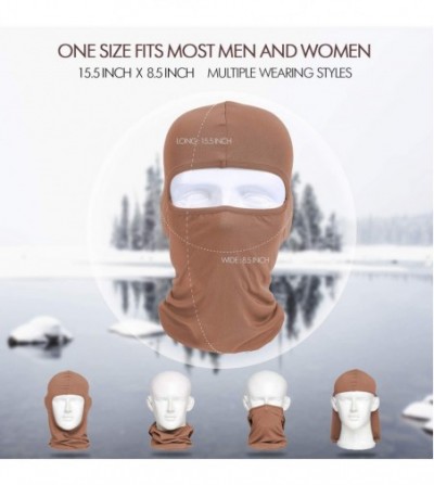 Balaclavas Balaclava Face Mask Hot Weather Summer Protection- Sand - 1-sand - CV182A3K5IN