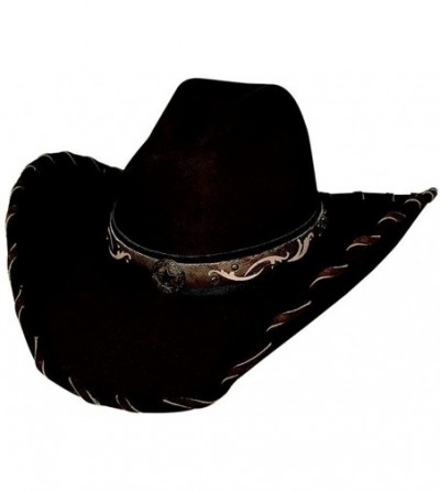 Cowboy Hats Straight Shooter" Soft Faux Wool Western Hat with Gus Crown 0602CH - CU110O45J8R