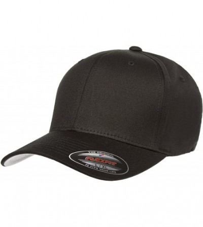 Baseball Caps Adult's 5001 2-Pack Premium Original Twill Fitted Hat - 2pack 1-black & 1-white - CE12HJSV8HL