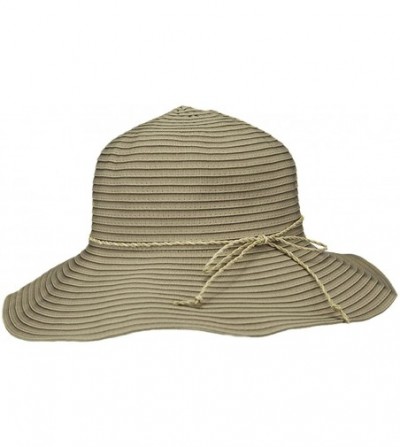 Fedoras Womens Glenda Resort Sun Hat - Tan - C618046M22G
