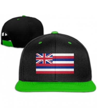 Baseball Caps Flag of Hawaii Adjustable Trucker Caps Unisex Sandwich Hats - CZ18I7XN7O7