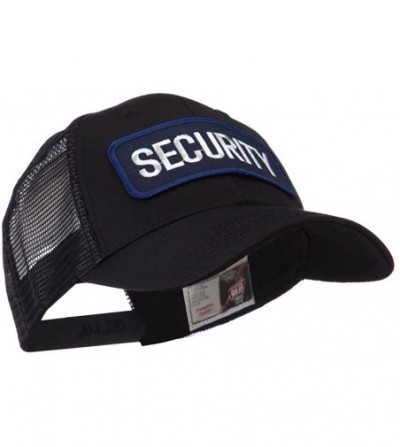 Baseball Caps Text Law and Forces Embroidered Patched Mesh Cap - Security - CY11FITVGMV