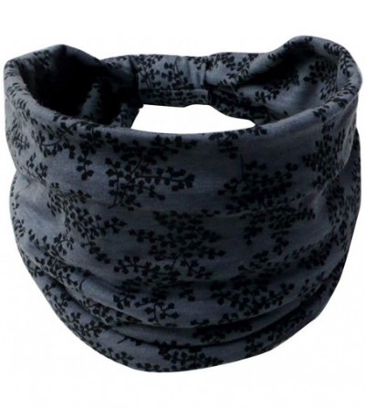 Headbands Knotted Headbands Stretch Headwrap - 4Pack-4 special printed floral design cute headbands - CL18UWHMDLU