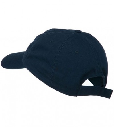Baseball Caps Navy Seabees Symbol Embroidered Low Profile Washed Cap - Navy - CH11NY37YUV
