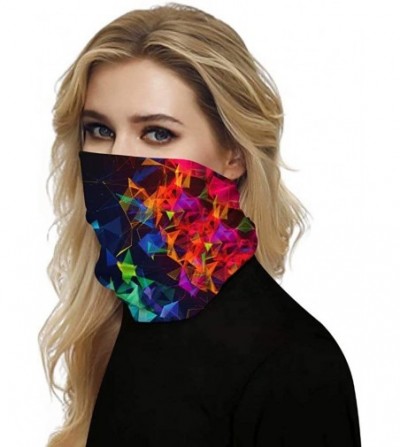 Balaclavas Reusable Face Mask Bandanas for Men Women- Seamless Neck Gaiter Headband- Dust Wind UV Sun Face Cover - C1198MYGG2Z