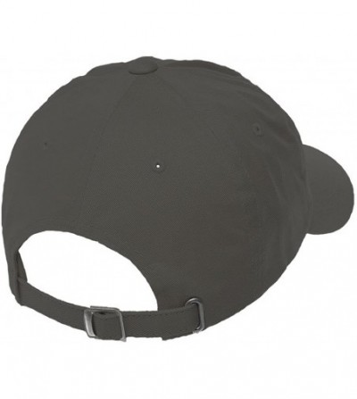 Baseball Caps Custom Low Profile Soft Hat Skunk A Embroidery Animal Name Cotton Dad Hat - Dark Grey - CJ18QQ70HA7