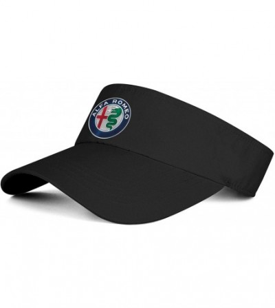 Visors Sun Sports Visor Hat McLaren-Logo- Classic Cotton Tennis Cap for Men Women Black - Alfa Romeo Sports - CK18AKN5836