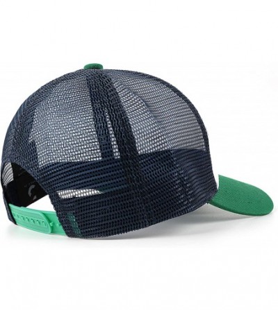 Baseball Caps Mens Womens Fashion Adjustable Sun Baseball Hat for Men Trucker Cap for Women - Green-5 - CA18NL5R2CZ