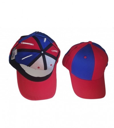 Baseball Caps Pigtail Ponytail Hat 2.0 - Blue/Red - CK18C02OI8A