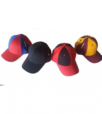 Baseball Caps Pigtail Ponytail Hat 2.0 - Blue/Red - CK18C02OI8A