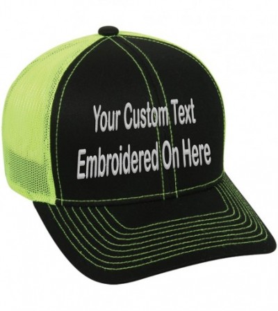 Custom Trucker Embroidered Curved Outdoorcap