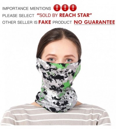 Balaclavas Summer Balaclava Womens Neck Gaiter Cooling Face Cover Scarf for EDC Festival Rave Outdoor - Br11 - CA198W2ODW5