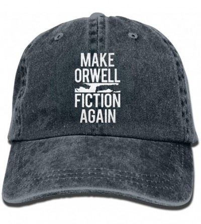 Baseball Caps Make Orwell Fiction Again Dad Hat Adjustable Baseball Cap Mesh Hat Trucker Caps - Navy - CY18IMM7RZZ