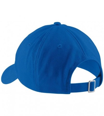 Baseball Caps Cat Mom Embroidered Low Profile Deluxe Cotton Cap Dad Hat - Royal - CV12NT69QQD