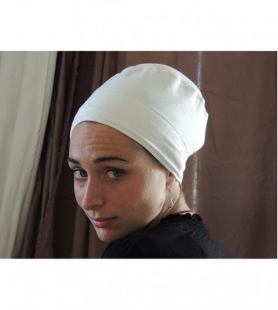 Headbands Tichel Volumizer & Anti Slip Headband Headcovering Headscarf - White - C7121MTNYLB