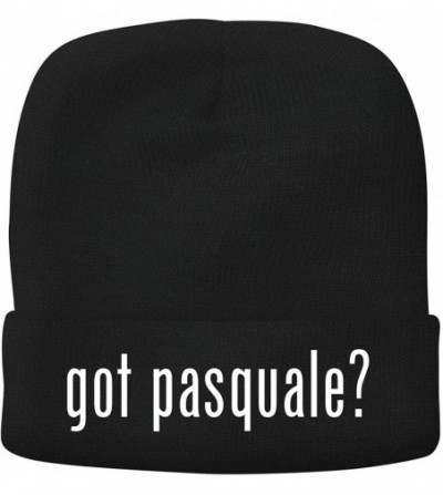 Skullies & Beanies got Pasquale? - Adult Comfortable Fleece Lined Beanie - Black - CW18O783E02