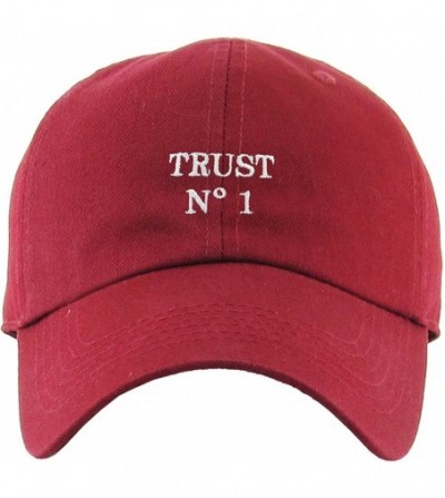 Baseball Caps Dad Hat Trust No One Hustle Savage Vibe Baseball Cap Adjustable Cotton Vintage - (4.2) Burgundy Trust No1 Class...