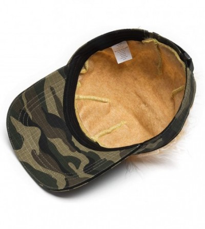 Visors Flair Hair Visor Sun Cap Wig Peaked Adjustable Baseball Hat with Spiked Hairs - Green Caflg - C1193UYS0YU