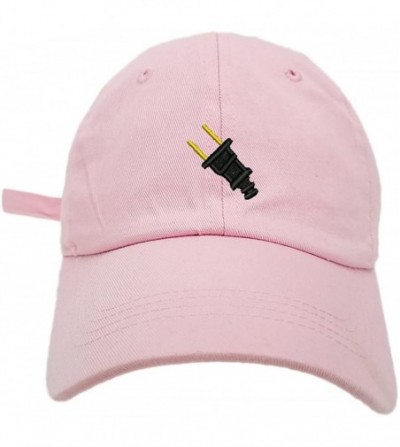 Baseball Caps Plug Image Style Dad Hat Washed Cotton Polo Baseball Cap - Lt.pink - CZ1880HLGMM