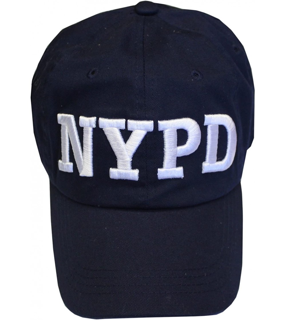 Baseball Caps NYPD Baseball Hat New York Police Department Navy & White One Size - CB117D7123J