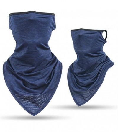 Balaclavas Fashion Bandanas 100% Cotton Paisley Print Head Wrap Scarf Wristband - Dark Blue - CN1982A2MOI