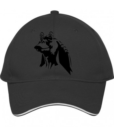Baseball Caps Jar_jar_Binks Snapback Cap Hat for Male/Female Baseball Cap Cotton - Black - CG123JTFJQP