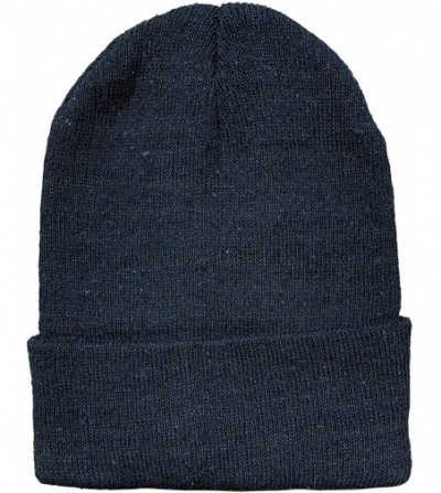 Skullies & Beanies Winter Beanies & Gloves For Men & Women- Warm Thermal Cold Resistant Bulk Packs - Black - CI18YENUCI3