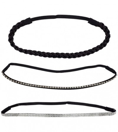 Lux Accessories Crystal Metallic Headband