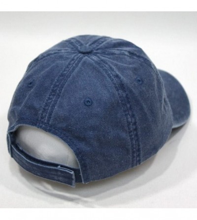 Baseball Caps Vintage Washed Cotton Adjustable Dad Hat Baseball Cap - Navy B - CM12LCCZ0NX